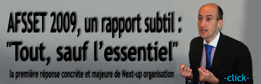 Tout sauf l'essentiel : la première réponse concrète et majeure de Next-up organisation